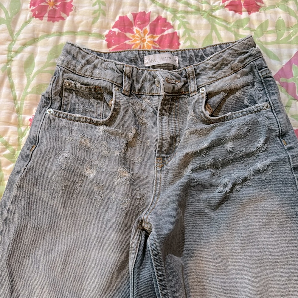 Zara grey jeans size 11-12